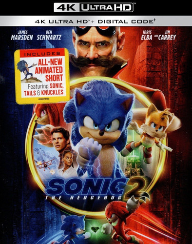 4K Ultra HD Blu-ray Sonic The Hedgehog 2