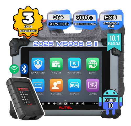 Escaner Automotriz Autel Maxisys Ms908s Ii Programacion Avan