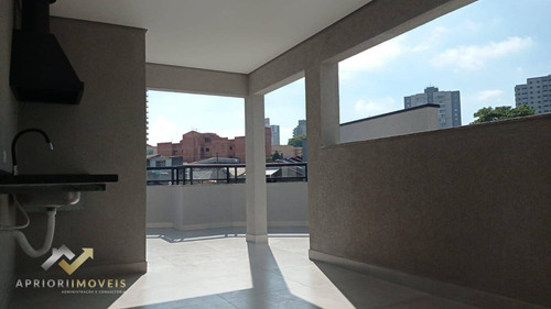 Imagem 1 de 16 de Cobertura Com 2 Dormitórios À Venda, 70 M² Por R$ 360.000 - Vila Santa Teresa - Santo André/sp - Co1370