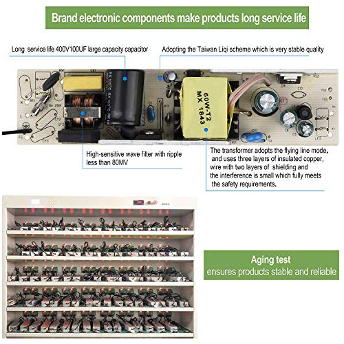 Led Driver 60 Watts Impermeable Ip67 Fuente De Alimentación