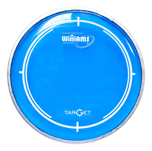 Pele 12'' Williams Wu2 Blue Target Duplo Filme 12 Polegadas