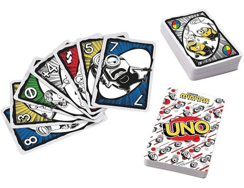 Uno Juego De Cartas Minions Para 2 A 10 Jugadores
