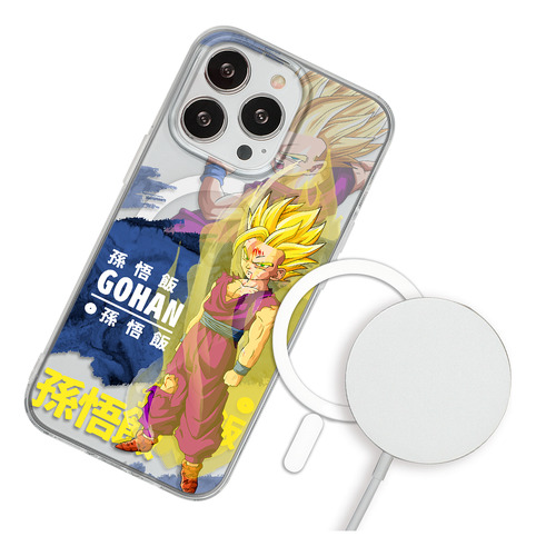 Funda Para iPhone Magsafe Dbz Gohan Super Saiyajin 2 Case
