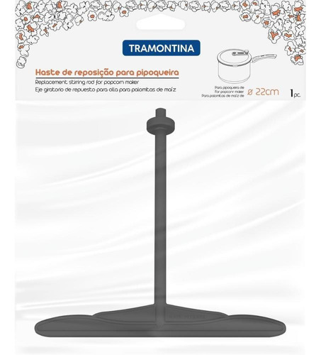 Haste Tramontina Para Pipoqueira 22cm Zitel Cor Preto