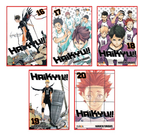 Combo Haikyu!! 16 A 20 - Manga - Ivrea
