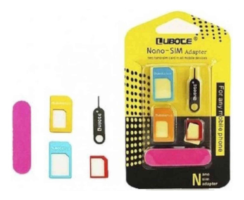 Adaptador De Chip De Celular Para Chip Nano Micro E Mini