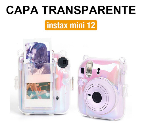 Funda Transparente Instax Mini 12 Funda Protectora Cámara 30