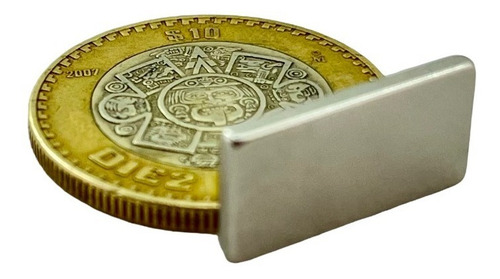 Iman De Neodimio 20mm X 10mm X 2mm N35 12000 Gauss 10 Piezas