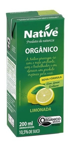 Suco De Limão Orgânico Native 200ml