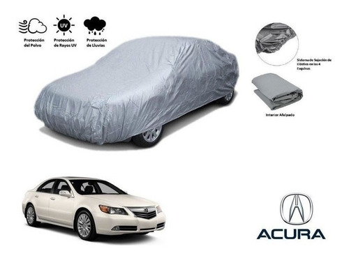 Cubierta Funda Cubre Auto Afelpada Acura Rl 3.7l 2011 Msi