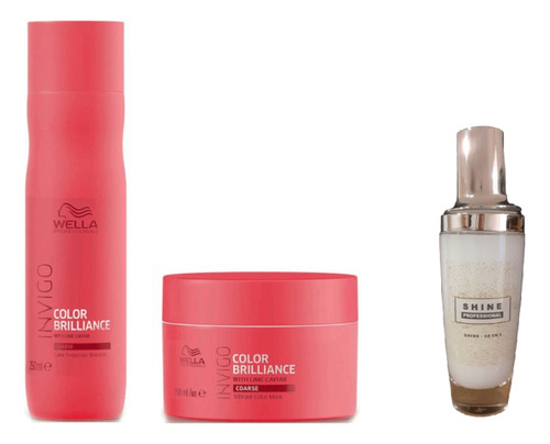 Pack Wella Color Brilliance Sh/mask + Regalo 10en1 Shinepro