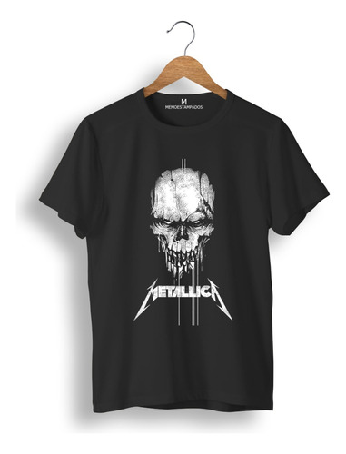 Remera: Metallica Calabera Memoestampados