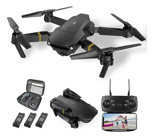 Drones Con Cámara Para Adultos 4k Plegable Rc Quadcopter Dro