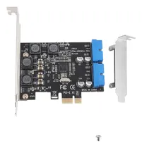 Comprar Pcie Usb Low Pcie Pciexpress Para 2 Portas Internas De 19 Pi