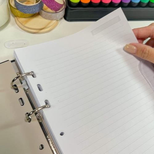 Fichário - Caderno Argolado Ultra Pvc - Noir - Ótima