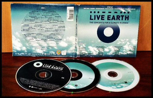 Live Earth The Concerts For A Climate In Crisis 1 Cd 2 Dvd 