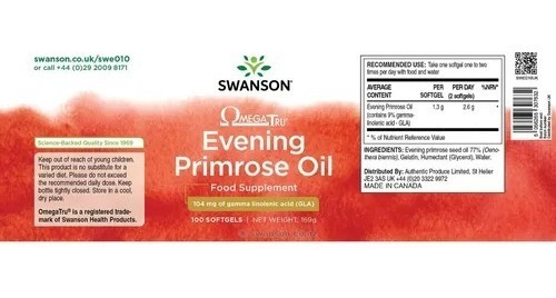 Imagen 2 de 2 de Acido Gama Linoleico Ayuda Menopausia Y Mas Envio Gratis
