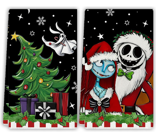 Toallas De Cocina De Navidad Pesadilla Antes De Navidad, Año