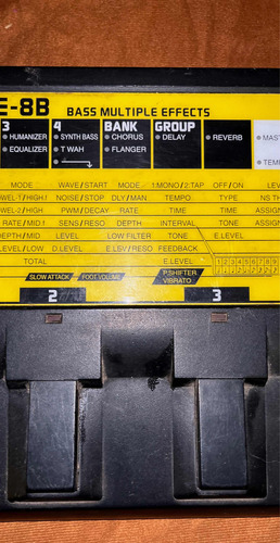 Pedalera Boss Me-88 Boss MĂșlti Efectos .pedal (Usado)
