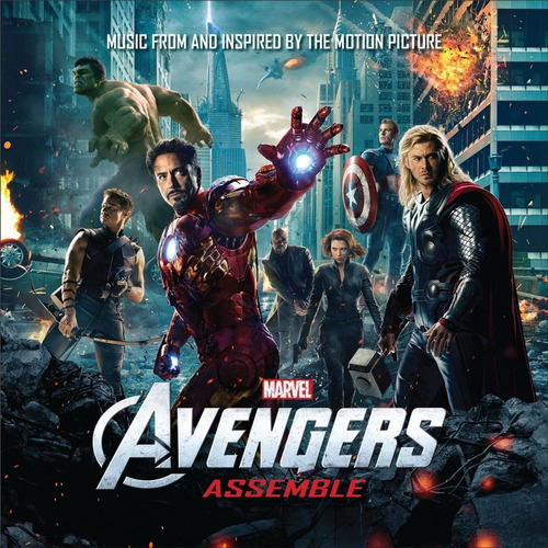Music The Motion Picture Avengers Assemble Cd Nuevo En Sto 