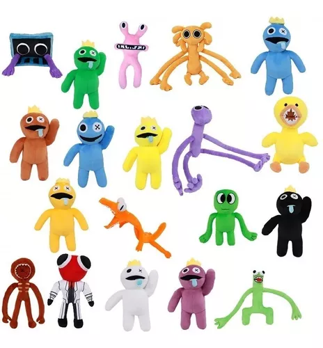 Peluche Rainbow Friends Roblox Blue Green Orange Red Varios