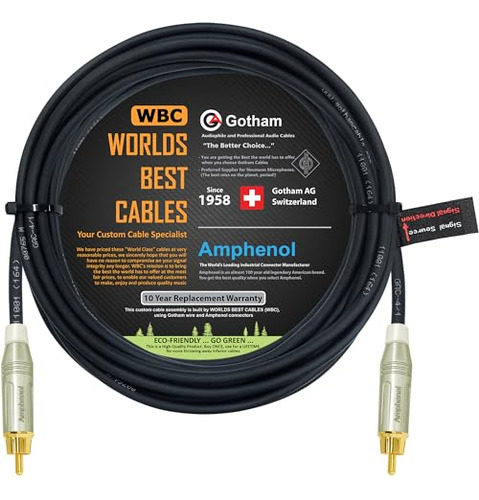 Pack De Cable Subwoofer 100ft - Calidad Superior Y Conectore