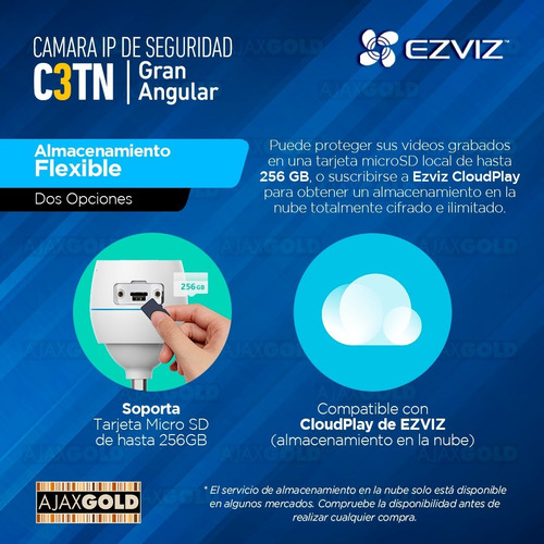 Imagen 4 de 9 de Camara Ip Exterior Seguridad Full Hd 1080p Wifi P2p Interior
