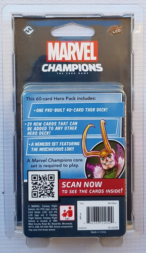 Marvel Champions Card Game Thor Hero Pack Nuevo !!!