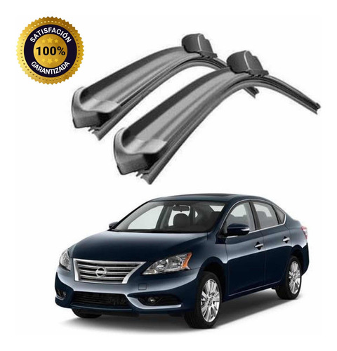 Plumas Escobillas Brx Flexibles Nissan Sentra 2013- 2018