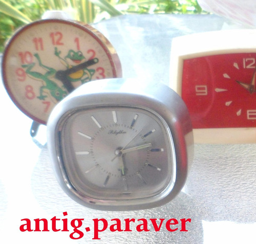 Raro Chico Reloj Diseño Retro Vintage Rithym Aluminio Hay+