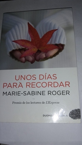 Marie Sabine Roger - Unos Días Para Recordar C467