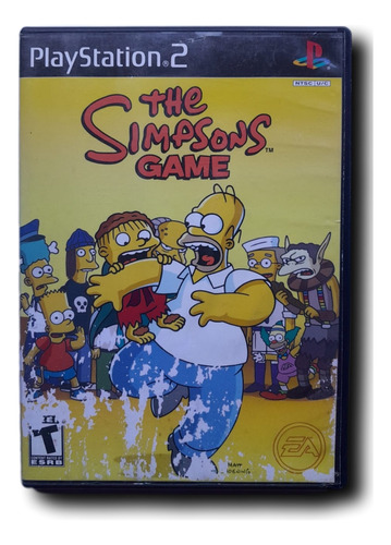 The Simpsons Game Ps2 Playstation 2 Completo (ver Fotos)