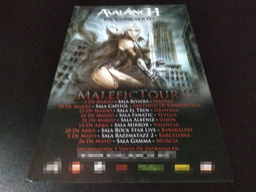 (pd308) Publicidad Clipping Avalanch España * 2012 (Usado)