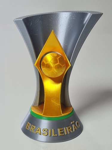Miniatura Taça Campeonato Brasileiro Feita Em Impressão 3d