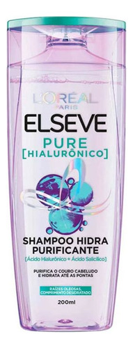 Shampoo Elseve Pure Hialurônico 200ml