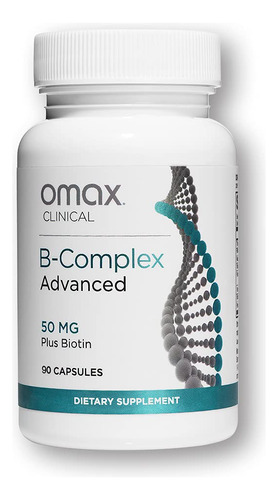 Omax Advanced Vitamina B Complex 50 Mg Con Biotina, Cabello