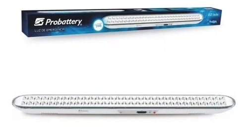 Imagen 2 de 5 de Luz Emergencia Recargable 60 Led 7 Horas Autonom Probattery