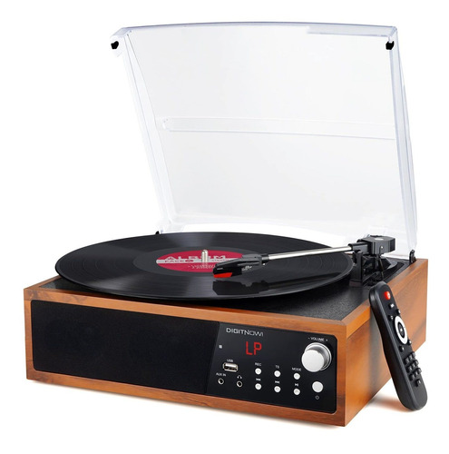 Digitnow Reproductor Disco Vinilo Bluetooth Tocadisco 3