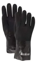 Comprar Guantes De Pvc Con Acabado De Arena Fina, Negro