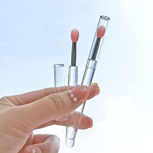 Brochas De Silicona Para Labios Luzen Professional Con Tapa,