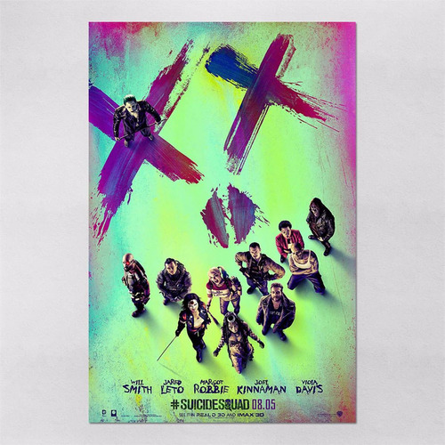 Poster 60x90cm Suicide Squad Esquadrão Suicida