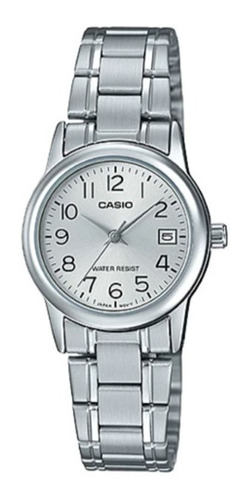 Relógio Feminino Casio Ltp-v002d 7bu Prata Analógico