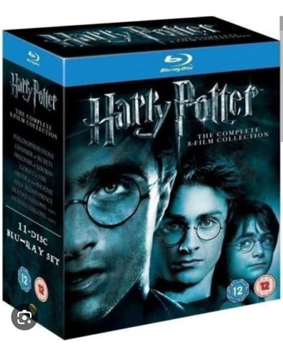 Colección Harry Potter Bluray Físico 8 Películas Aa