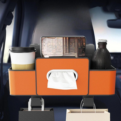 Organizador De Respaldo De Asiento De Automóvil Naranja