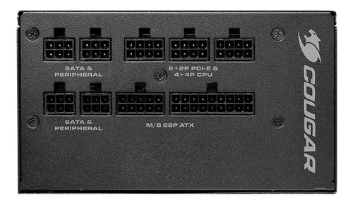 Fuente De Poder Cougar Gex850 80 Plus Gold 850 Watts