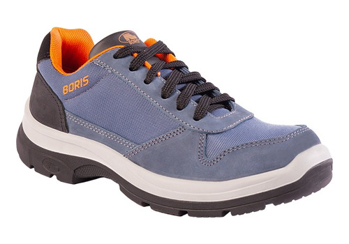 Zapatilla Boris 3050 Nsr Azul Ultraliviana Acero Dielectrico