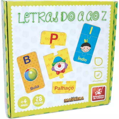 Jogo Infantil Educativo Aprendendo O Alfabeto - 4 anos - Nina