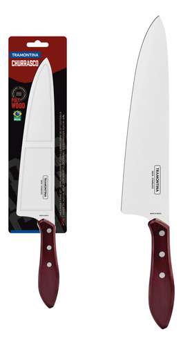 Cuchillo Para Carne Tramontina Con Lámina De Acero Inoxidabl