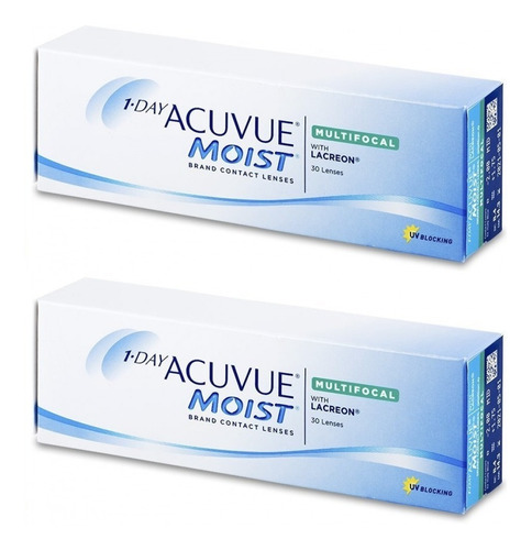 2 Caixas Lente De Contato 1 Day Acuvue Moist Multifocal