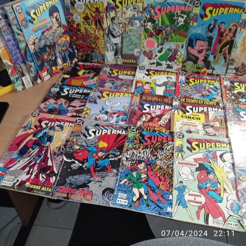 Superman. ( Años 90'. Colección 34 Ejemplares) Editorial Vid (Usado)